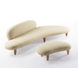 vitra freeform sofa & ottoman